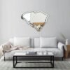 South Carolina state outline mirror for home decor.