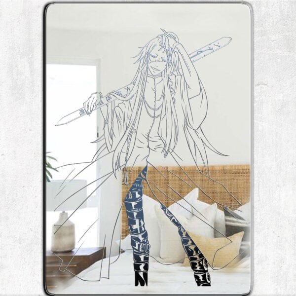 Anime-themed Undertaker mirror from Black Butler.