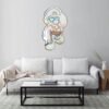 Mario Neon Artistic Mirror featuring a vibrant, neon-inspired design.