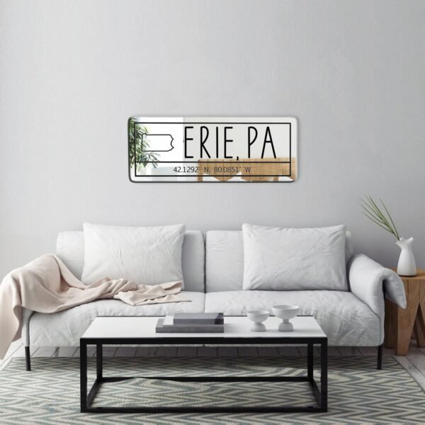 Mirror with 'Erie