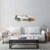 Decorative mirror modeled after Honda CR-Z car.