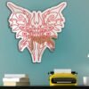 Bayonetta 3 themed mirror with Madama Butterfly design.