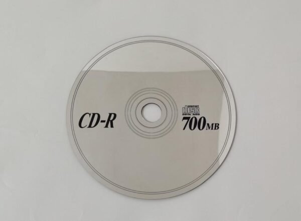 Wall mirror designed to look like a classic CD disc