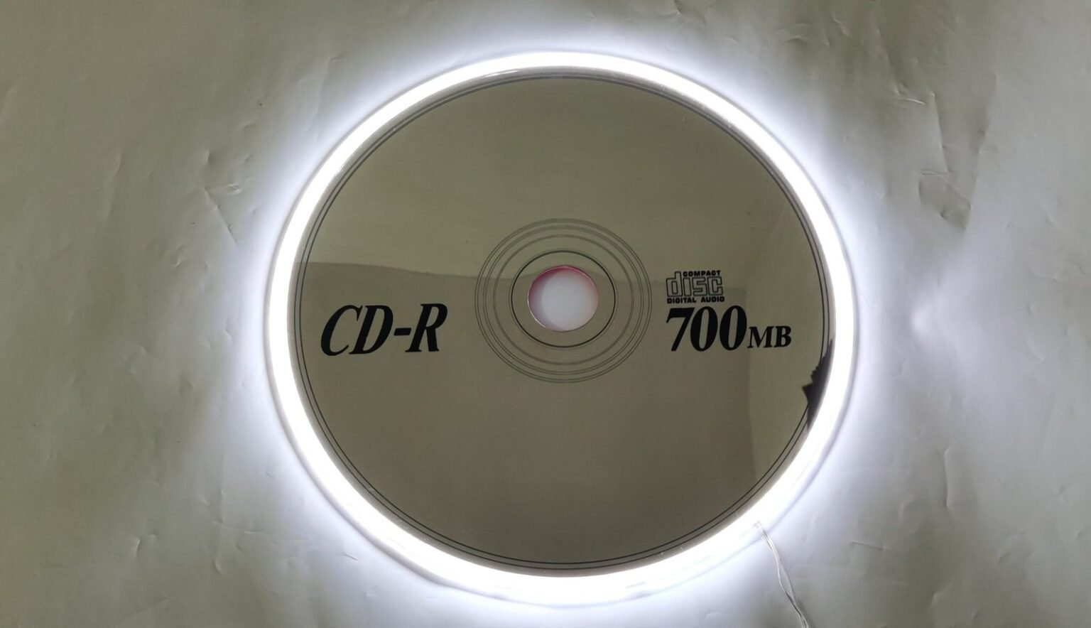 Mirror Cd R File CD RGB light disc Mirror | NEON CD mirror Custom Mirror
