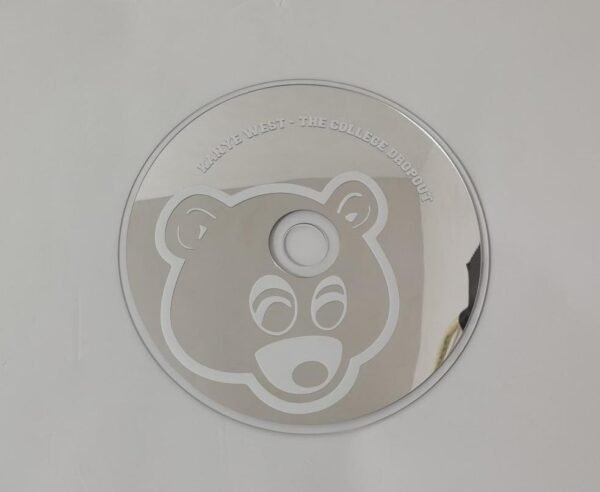 Mirror designed to resemble the CD cover of Kanye West's album 'The College Dropout