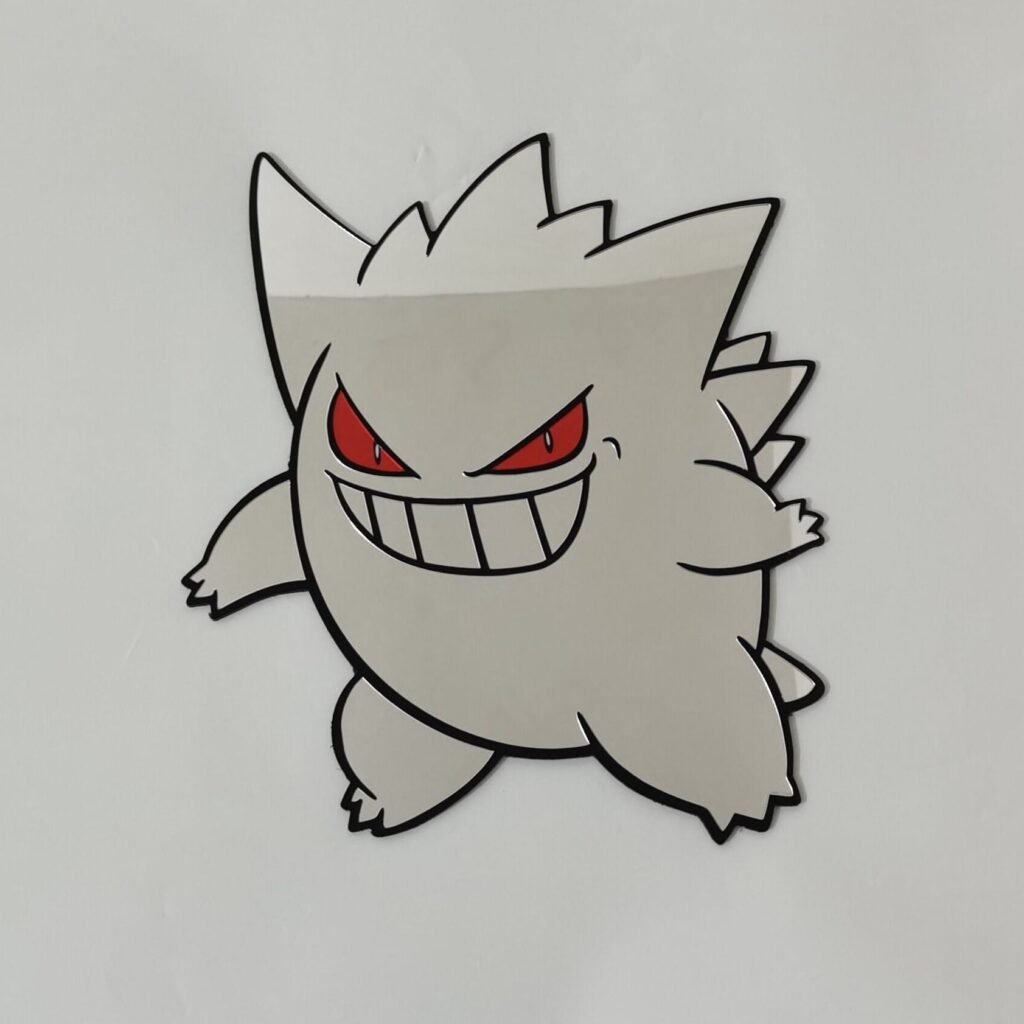 GENGAR red eyes wall mirror