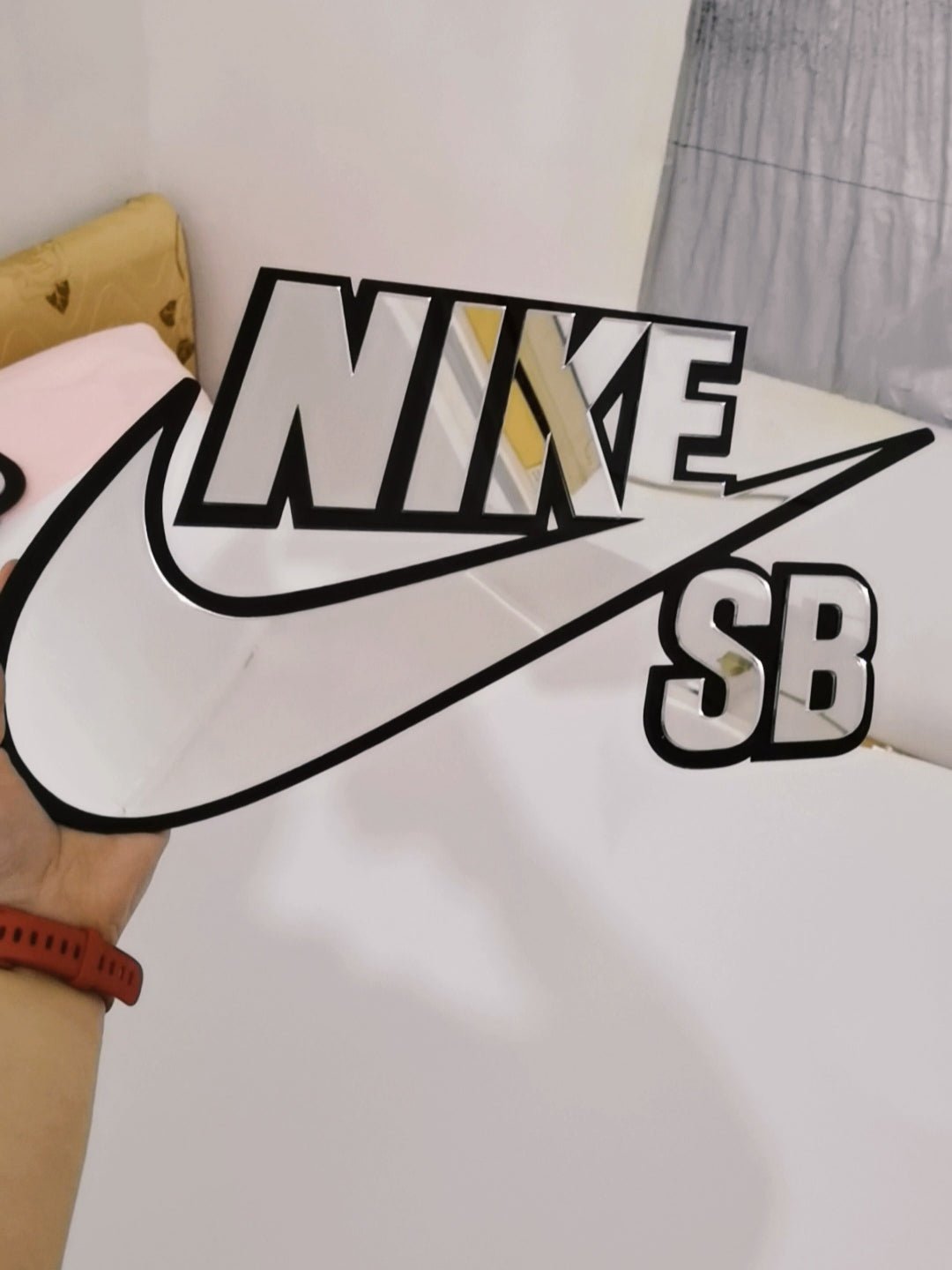 Nike SB logo printed on a sleek