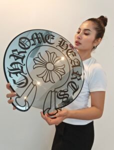 High-quality Chrome Hearts logo mirror