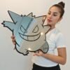 Gengar mirror, perfect for Pokémon decor