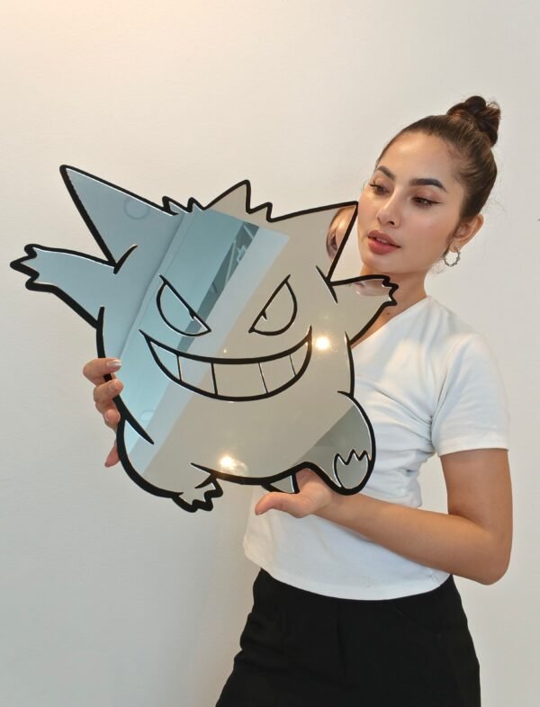 Gengar mirror, perfect for Pokémon decor