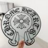 Elegant Chrome Hearts logo mirror for modern decor