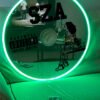 SZA neon rgb cd mirror