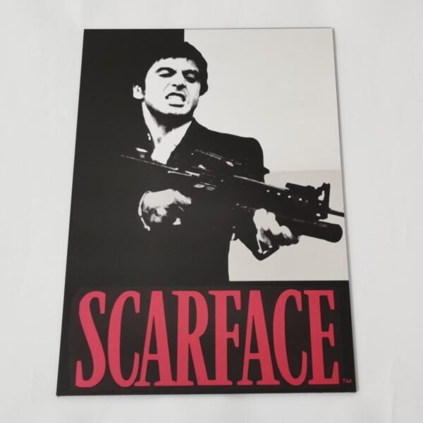 Mirror art print featuring iconic imagery from the film Scarface