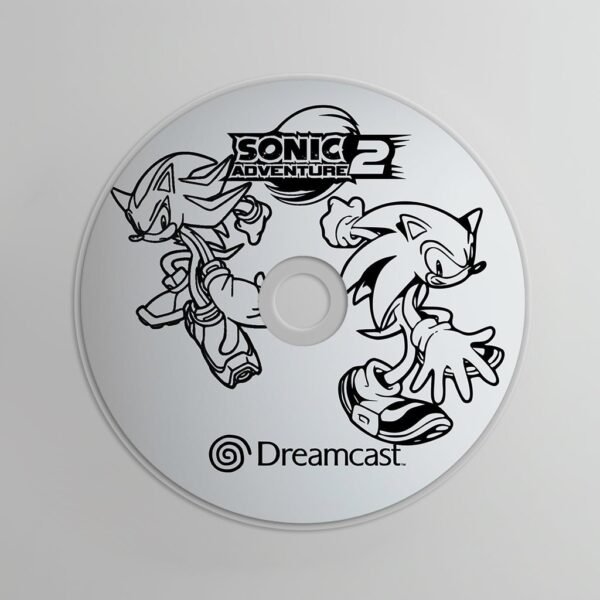 Sonic Adventure 2 CD Mirror - Custom Mirror Inspired by Iconic Game