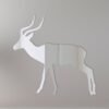 Reflective 'Antelope 1' road sign with mirror surface and black border.