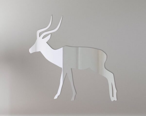 Reflective 'Antelope 1' road sign with mirror surface and black border.