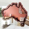 Australia Minimalistic Country Outline Mirror