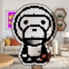 Baby Milo Pixelated Mirror - Cute Decorative Wall Accent