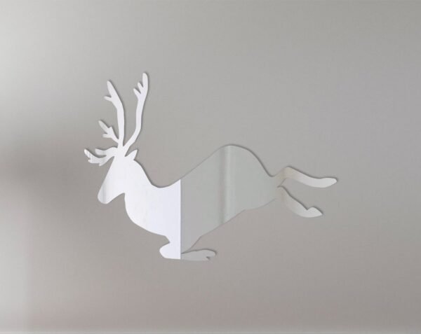 Buck 4 mirror sign with reflective surfaces and sturdy frame.