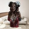 Doodle Print Bearbrick Mirror - Whimsical Decorative Wall Piece