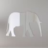 Decorative mirror shaped like an elephant