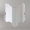 Decorative fox head shaped mirror with ornate details.