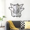 Gengar mirror in a themed bedroom setting.