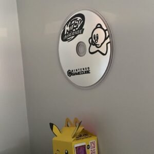 Kirby AirRide CD as a decorative mirror.