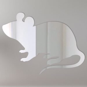 Reflective sign with a 'Mouse 2' graphic and bold text.