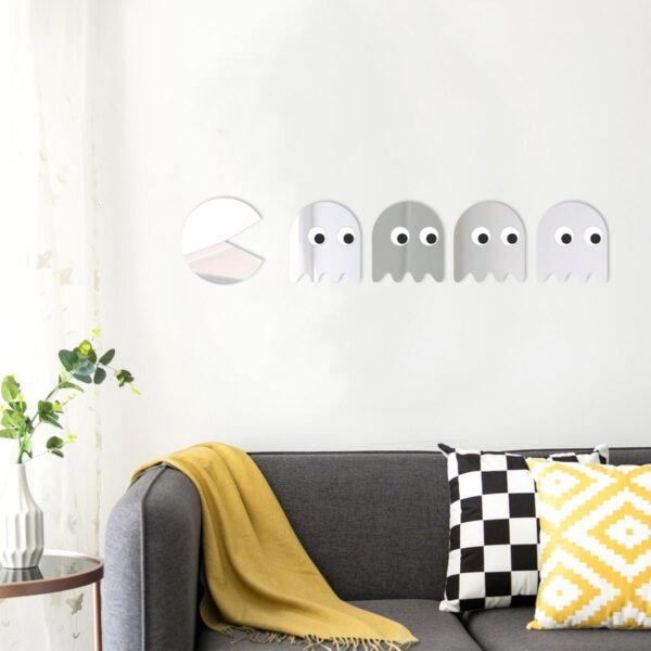 PACMAN mirror collection arranged artistically.