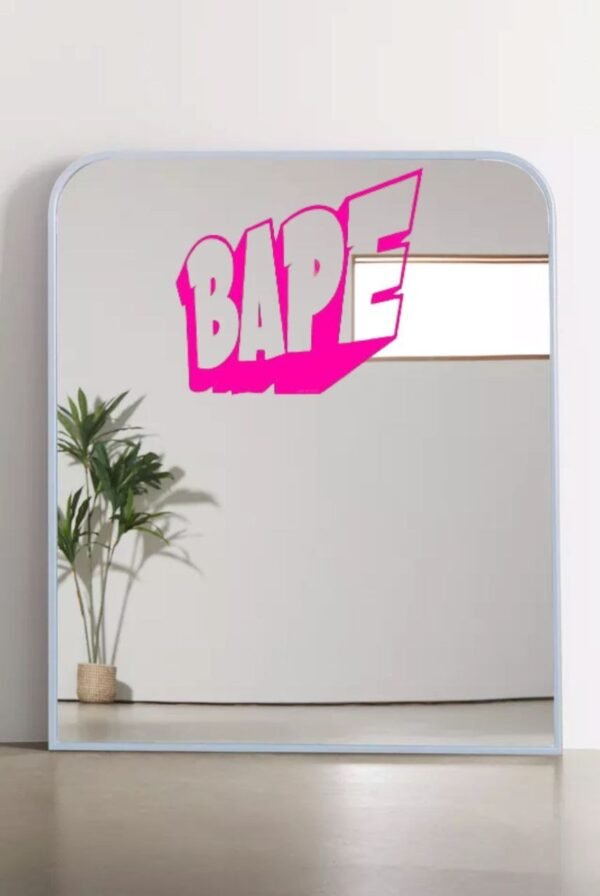 Bape Sneaker Selfie Mirror - Custom Printed Mirror for Sneaker Enthusiasts