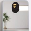 Bape Sneaker Selfie Mirror - Custom Printed Mirror for Sneaker Enthusiasts