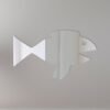 Pirrana Mirror Sign with bold text and a reflective surface.
