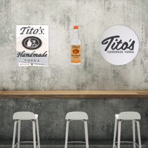 Tito's vodka mirrors