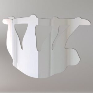 Sloth-shaped mirror with 'Stay Slothy' text.
