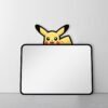 Pikachu-themed peeker mirror with bright yellow frame.