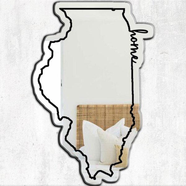 Illinois Home Custom Mirror