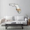 Florida Home Custom Mirror - Personalized Acrylic Mirror Shaped Like Florida