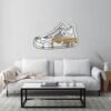 Jordan 4 Sneaker Aesthetic Mirror - Custom Acrylic Mirror Featuring Iconic Sneaker Design