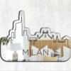 Milan City Aesthetic Mirror