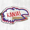 Ku Kansas Jayhawk Irregular Shape Mirror