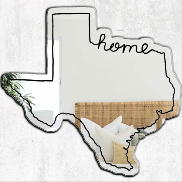 Texas Home State Decorative Mirror