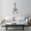 Guitar Sketch Music Art Black Irregular Drawing Mirror