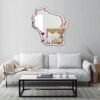 University of Wisconsin La Crosse State Irregular Cursive Mirror