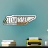 "Mirror featuring the word 'Tennessee' in a stylish font on a white background"