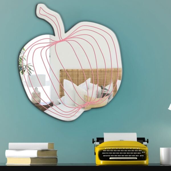 Mirror designs featuring a whimsical pink pumpkin theme