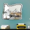 Mirror featuring the outline of Oregon for home decor