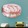 Mirror featuring a design inspired by gyoza dumplings, perfect for restaurant decor