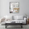 Mirror featuring a stylish black design of Takeshi Tenshi with cherry blossoms, titled 'Our Wings