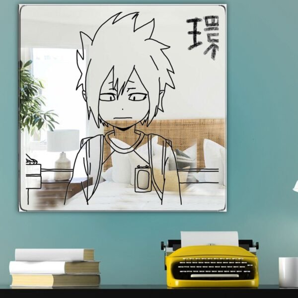 Mirror featuring a stylish design of Tamaki Amajiki, a character from My Hero Academia, in a cute and youthful form